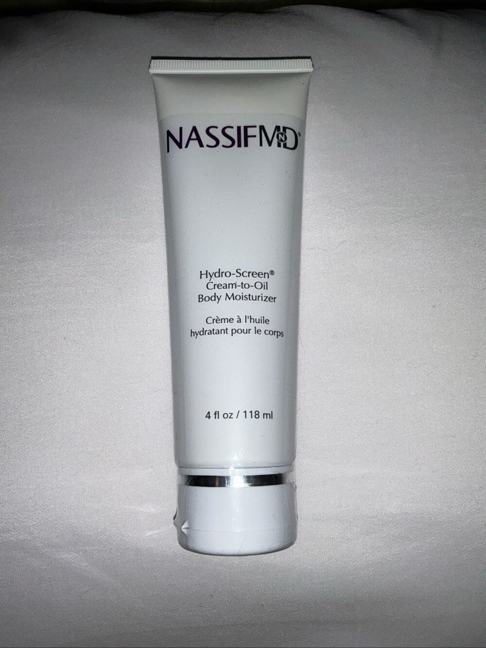 NassifMD Hydro Screen Cream to Oil Body Moisturizer 4oz NEW SEALED